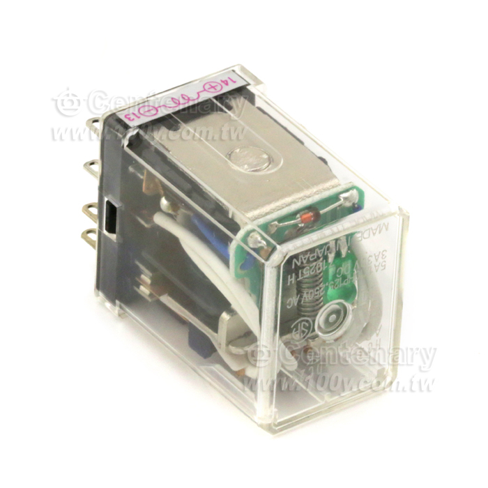 RELAY PWR 5A 4PDT 24VDC PLUG-IN - 77800 Product Image