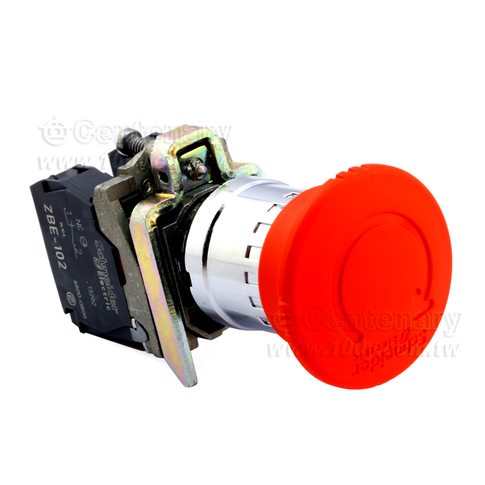 Schneider_金屬系列蘑菇頭按鈕頭 - 78273 產品圖片