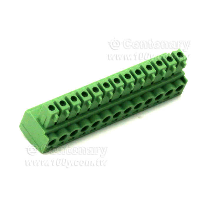 15P 3.81mm 連接器接線板插頭 - 78945 產品圖片