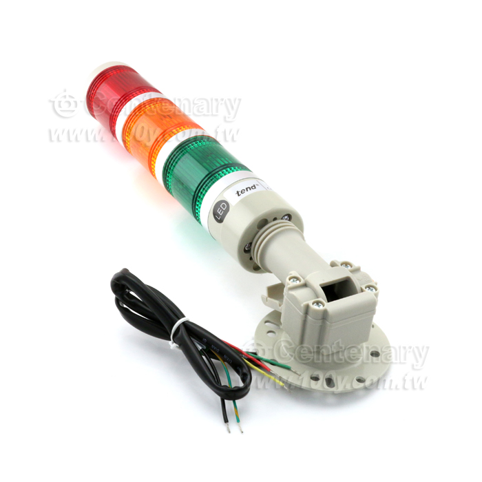 φ50可折式警示燈 三層 LED24V(ROHS) - 53561 產品圖片
