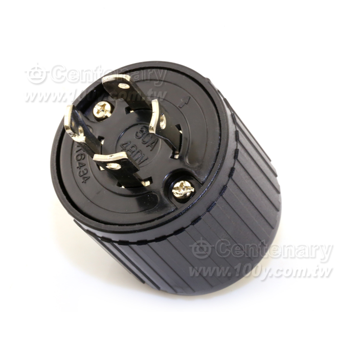 Bakelite L16-30P Locking Plug 4P 30A 480V - 80765 Product Image