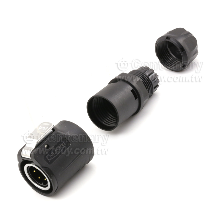 Cnlinko  LP20 type 9 Pins Male Plug/Multi core power supply Industrial waterproof connectors - 161878 Product Image