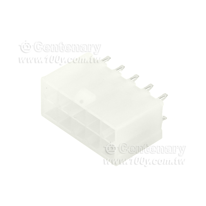10PIN 插板公座 180° - 81291 產品圖片