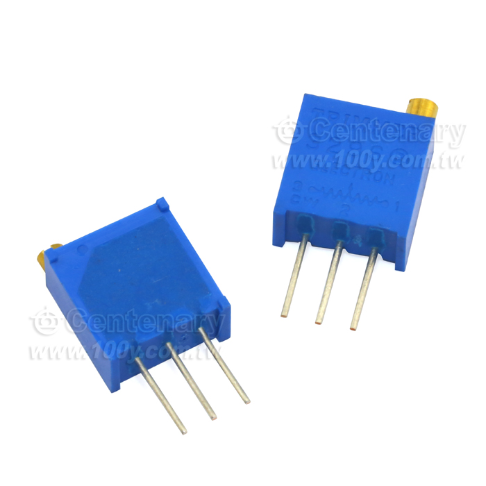 500ohm 微調電阻 25轉 1/2W (ROHS) - 15420 產品圖片