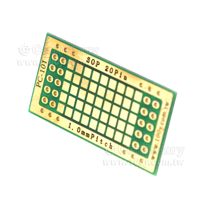 Convert SOP IC 1.0mm pitch into 2.54 mm pitch - 81709 Product Image
