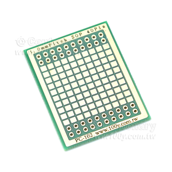 40pin SOP 1.0mm 轉 2.54mm 轉接板 - 81710 產品圖片