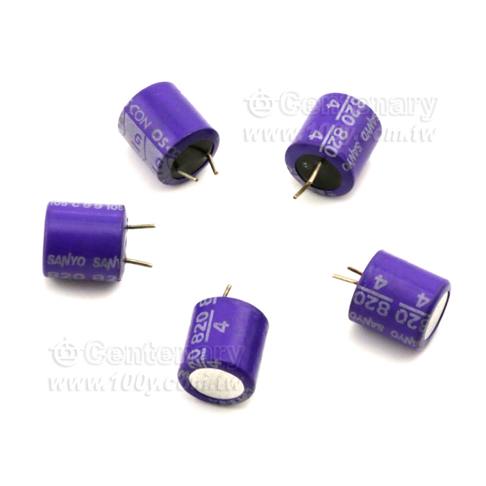 固態電解電容 820uF/4V - 82657 產品圖片