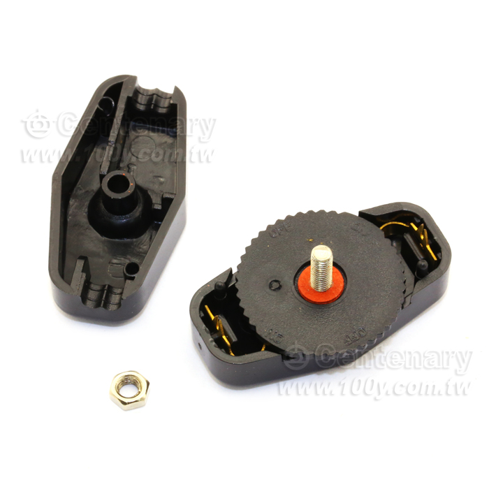 線上開關3A250V(黑色) - 12041 產品圖片