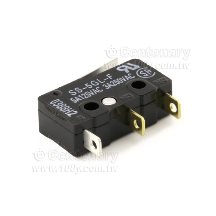 小型微動開關5A/125Vac SPDT 0.16 N - 40008 產品圖片