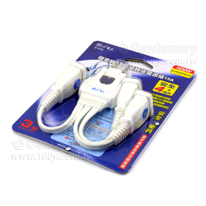 轉接電源線(1對3) - 52110 產品圖片