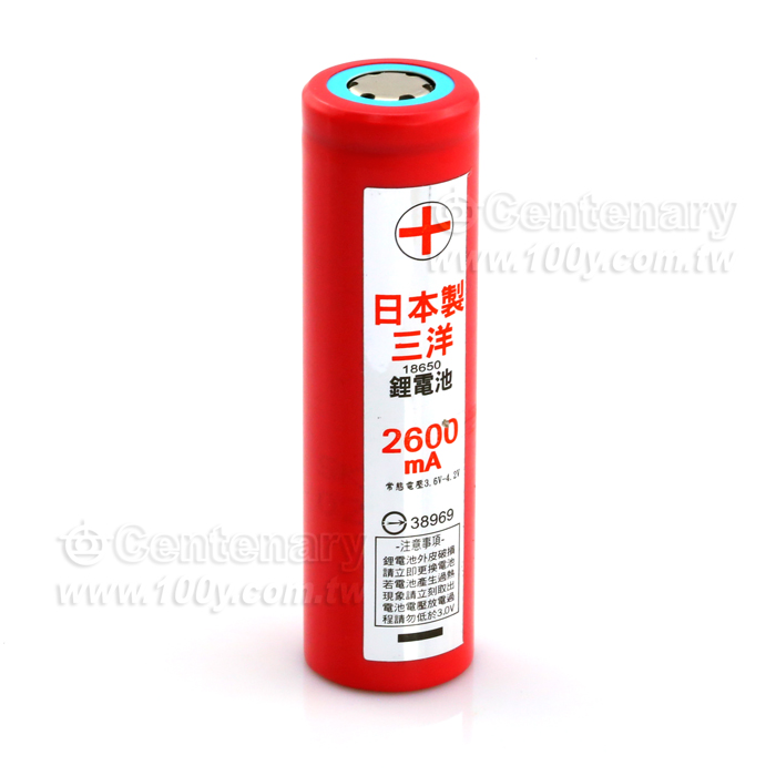 18650 鋰電池3.7V/2600mA(保護版) - 87209 產品圖片
