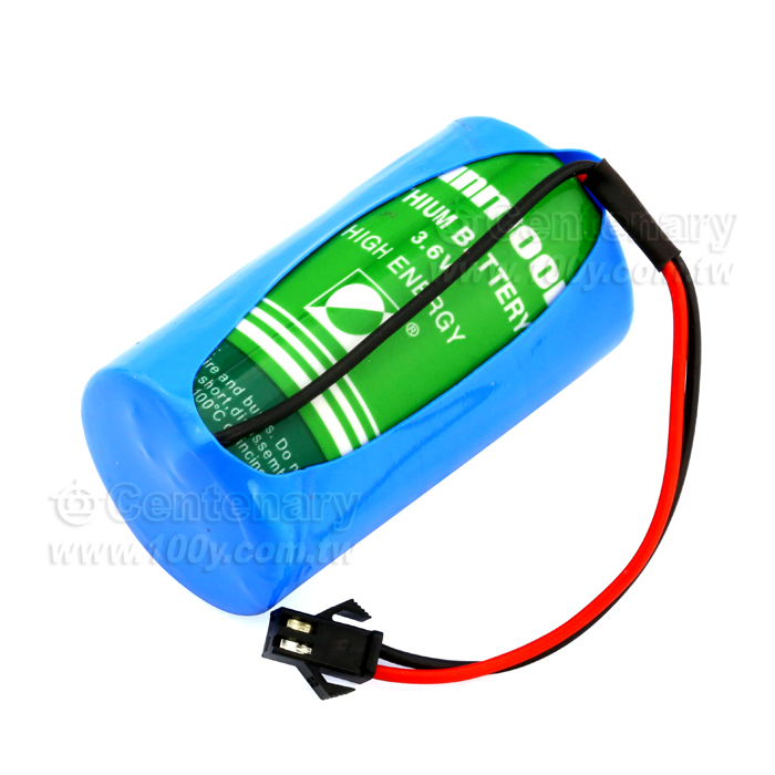 3.6V/19000mAh  鋰亞硫醯氯電池帶插頭 - 104827 產品圖片