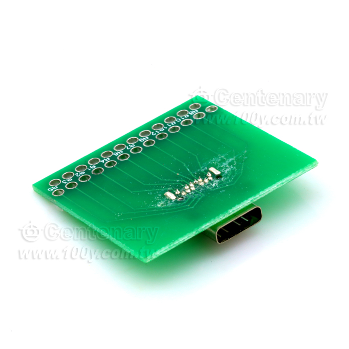 USB3.1 Type C 母座 帶PCB板 - 112966 產品圖片