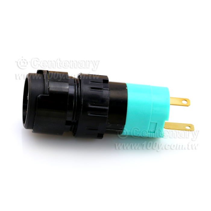 M16 圓型間歇聲蜂鳴器 24V LED閃紅 - 88186 產品圖片