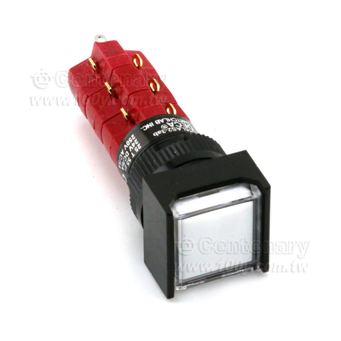 Square hight edge_Button with alternate action_Soldering Type Pushbutton Switch - 89173 Product Image