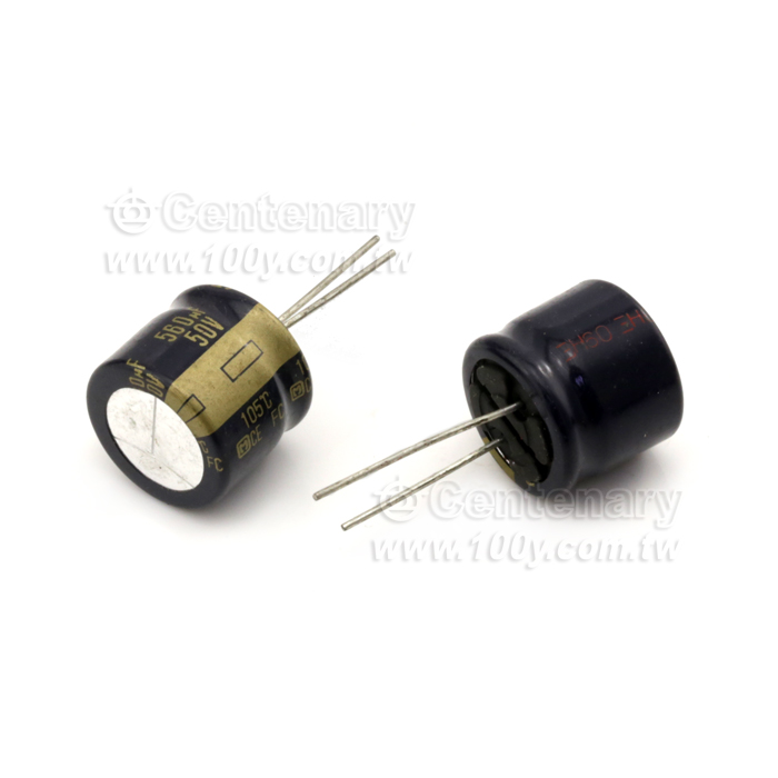 Panasonic_560uF 50V Low Impedance Aluminum Electrolytic Capacitor - 90048 Product Image
