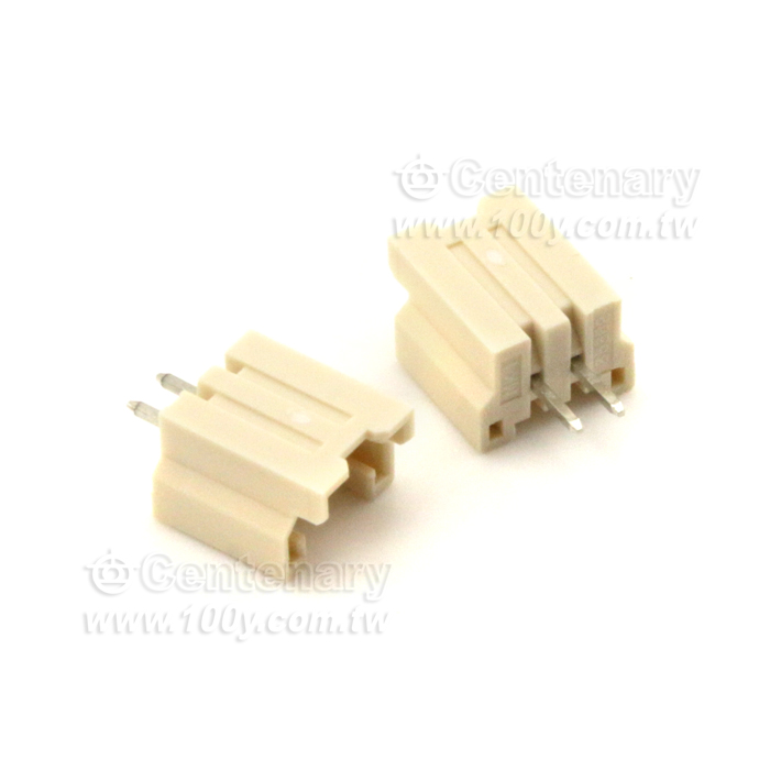 2mm Pitch Sherlock Wire-to-Board Header, Vertical, with Positive Lock, 8 Circuits, with Kinked PC Tails, Natural - 136897 Product Image