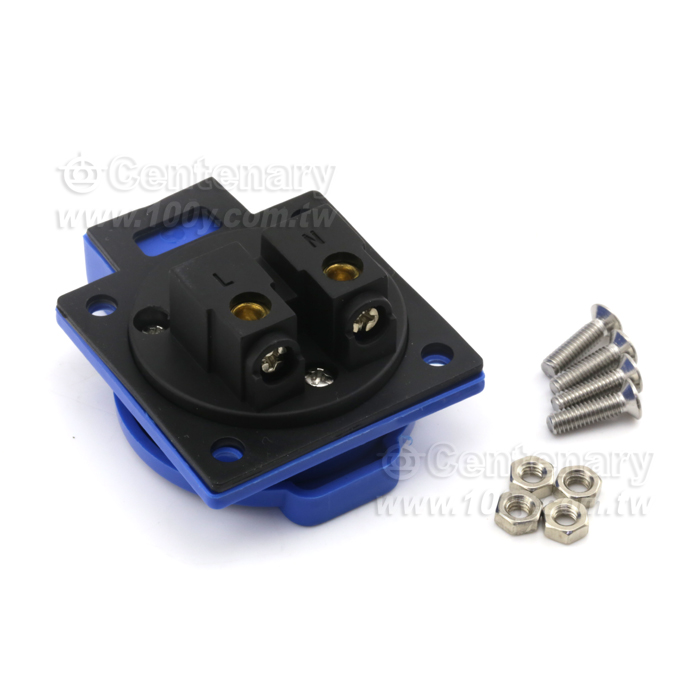 IP44 10A 單相2極插座 - 90274 產品圖片