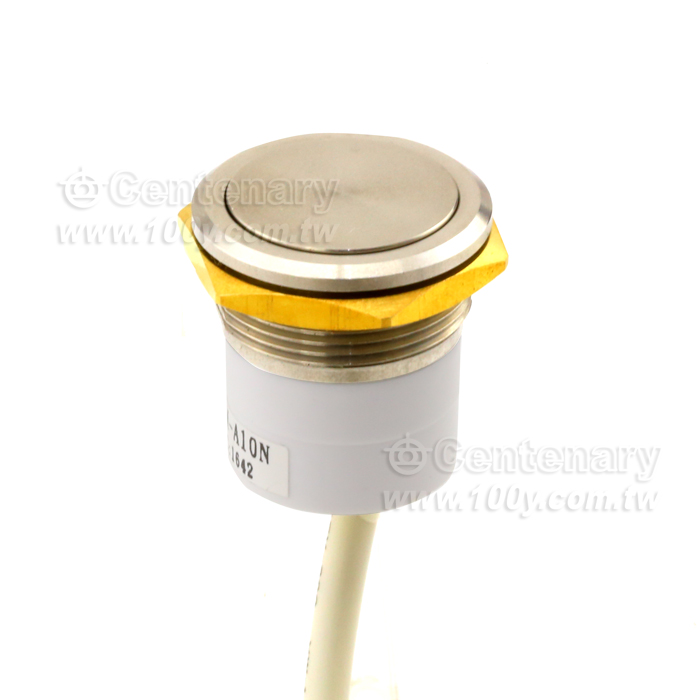 無段防水型金屬按鈕開關 Φ22mm 不銹鋼 - 90834 產品圖片