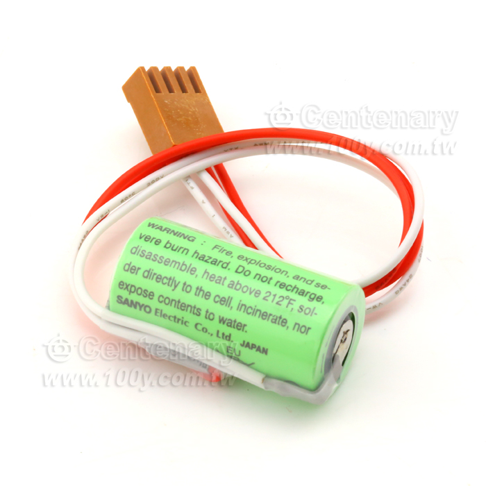 SANYO 3V鋰電池-帶線插頭 4pin - 91168 產品圖片