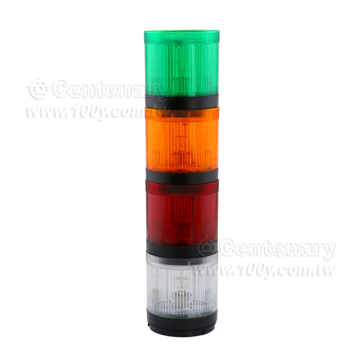 φ70mm 一層警示燈- 白色24Vac/dc - 108317 產品圖片
