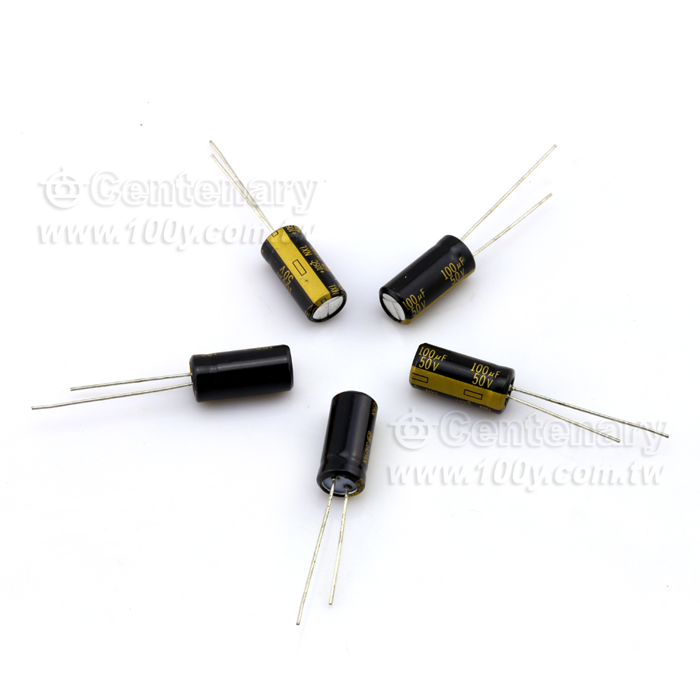 Panasonic_100uF/50V Miniature Aluminum Electrolytic Capacitor - 109311 Product Image