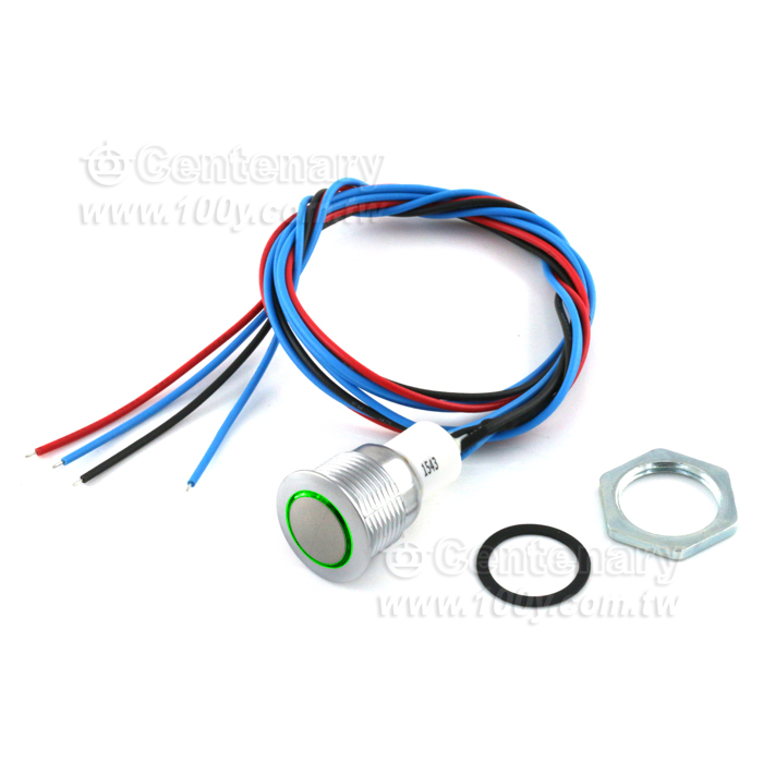 MINIATURE PANEL SEALED METAL PUSHBUTTON - 92676 Product Image