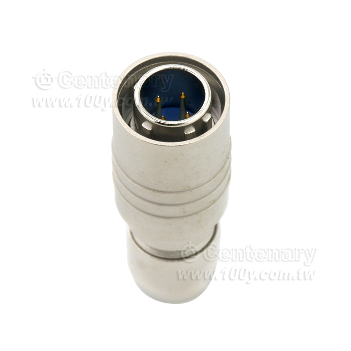 Circular Push Pull Connectors 4P PLUG SHELL SZ 7 MALE AU TERM SOLDR - 93363 Product Image
