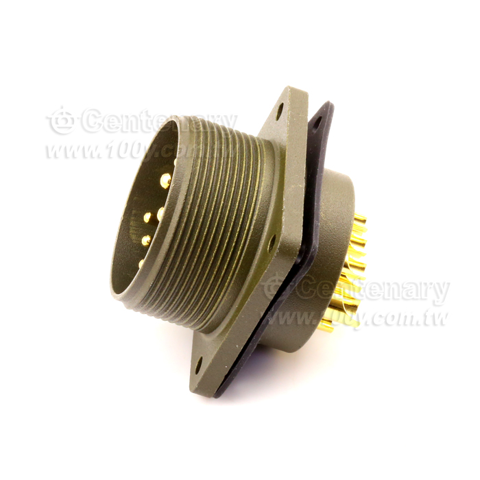 12P公端械外插座 23A~35A/500Vac/700Vdc - 93309 產品圖片