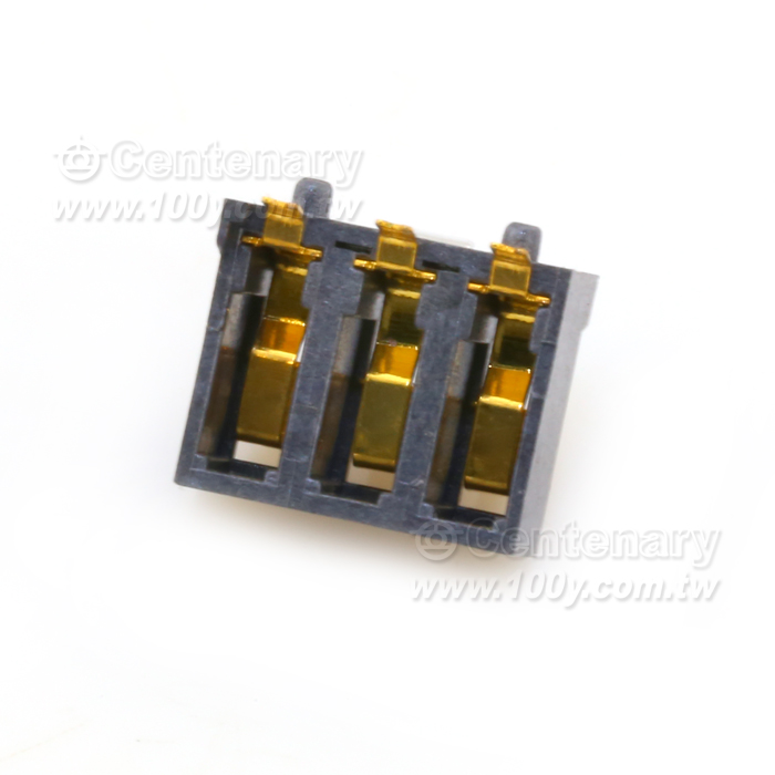 手機電池連接器 3P/2.5mm 鍍金 - 95215 產品圖片