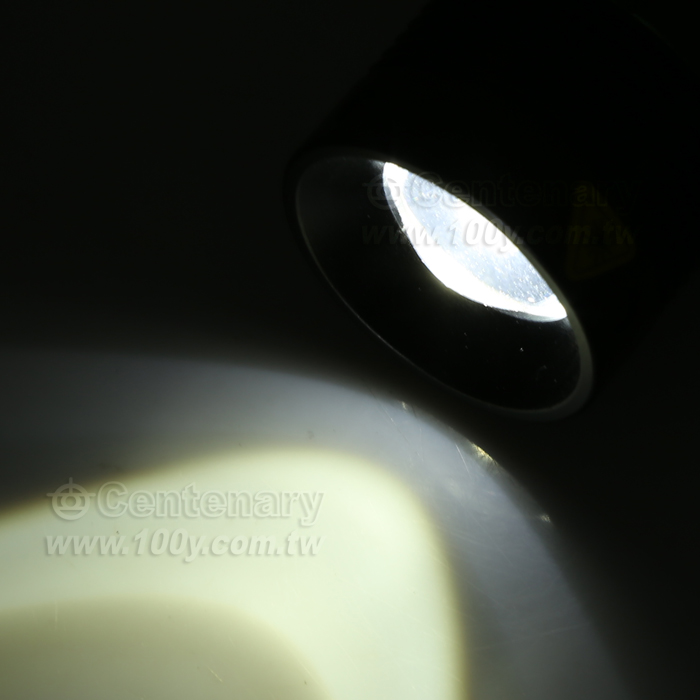單手電筒+18650電池1粒+充電器+手電繩 - 96046 產品圖片