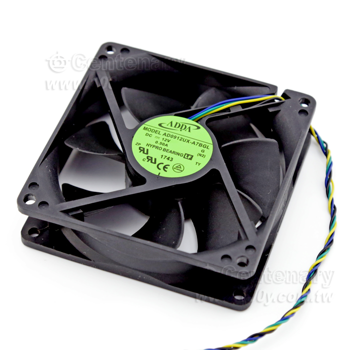 溫控 9CM靜音風扇 12V 0.50A 92 x 92 x 25mm - 96251 產品圖片