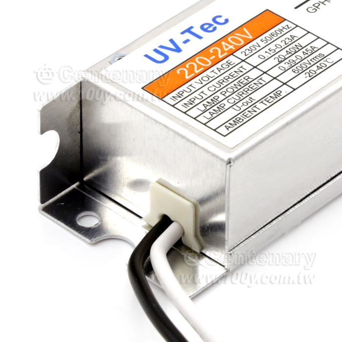 21-40W Electronic Ballasts for UV Lamps - 96602 Product Image