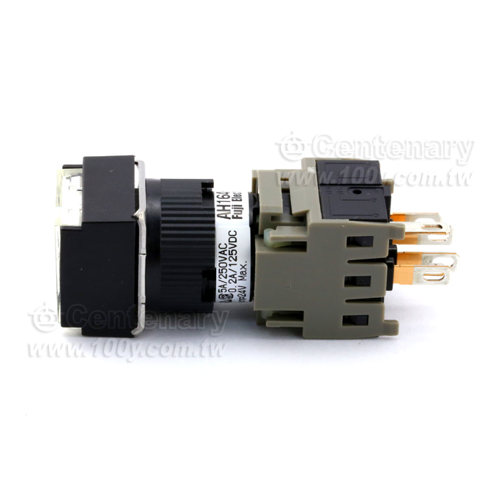 帶燈按鈕開關 白色 LED24V - 88654 產品圖片
