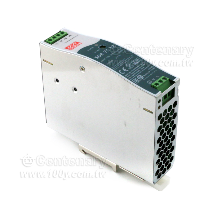 MEAN WELL_75W Single Output Industrial DIN Rail With Power Supply - 97638 Product Image