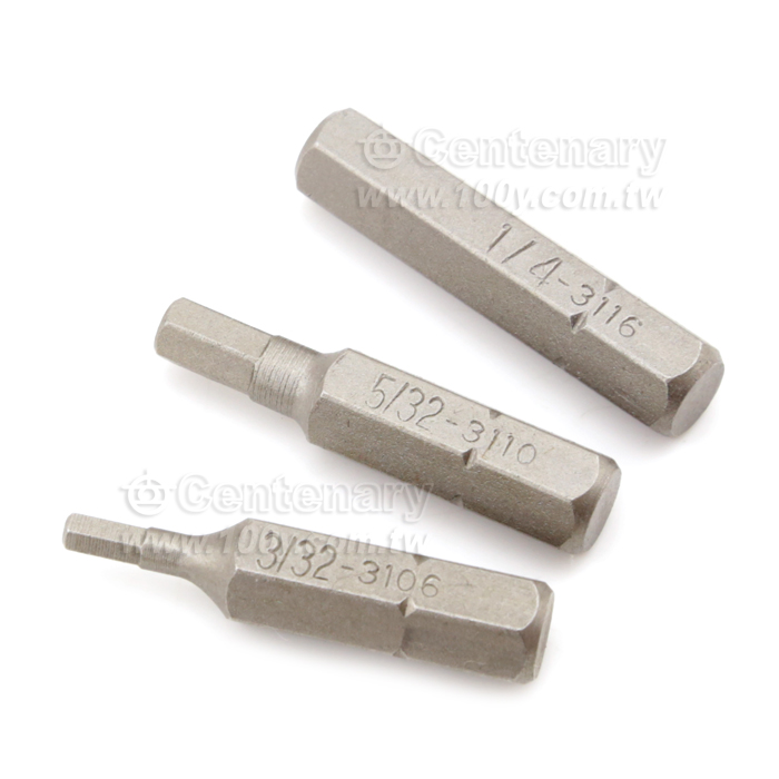 SAE Hex Screwdriver Bit Set - 98436 Product Image