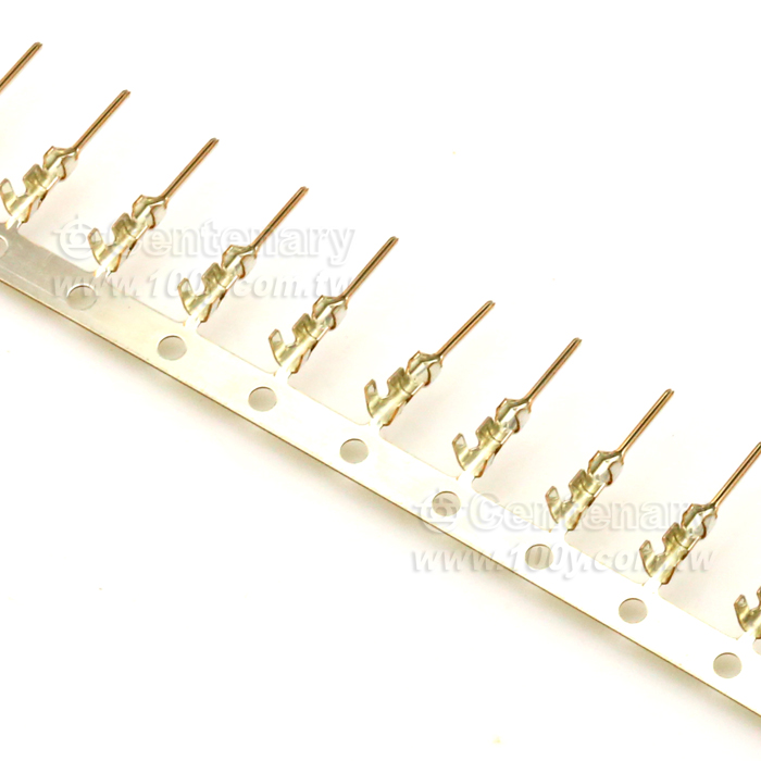 Male contact tin 24-28awg Crimping Contact for In-line Plug - 166719 Product Image