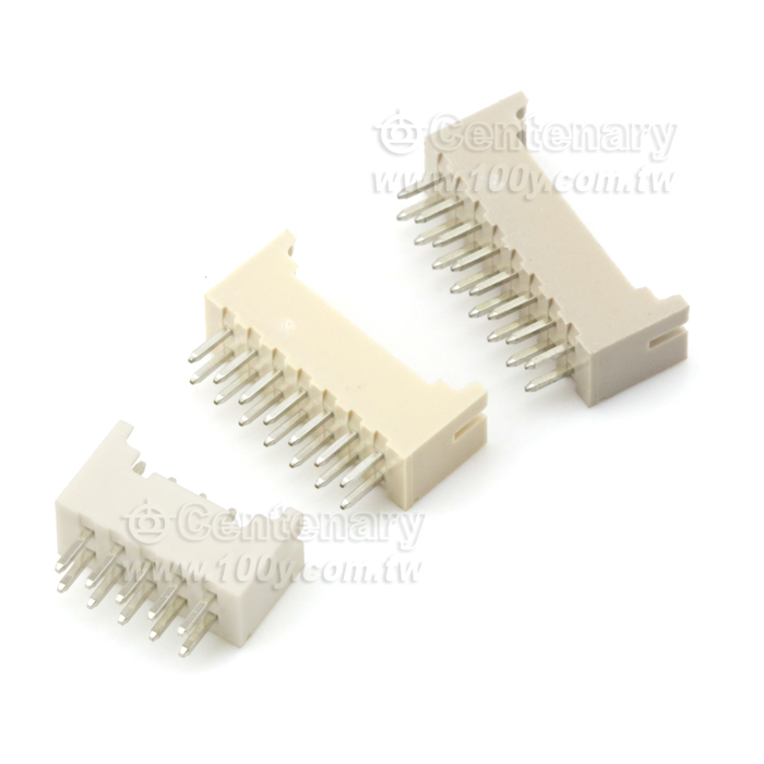 2*3P 雙排公座 P:2.0mm 180° - 165621 產品圖片