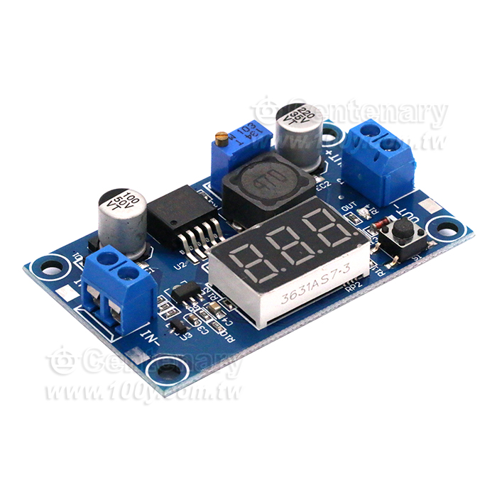 DC-DC 可調穩壓電源模塊 In:4.0~40V Out:1.25V～37V/2A - 98801 產品圖片