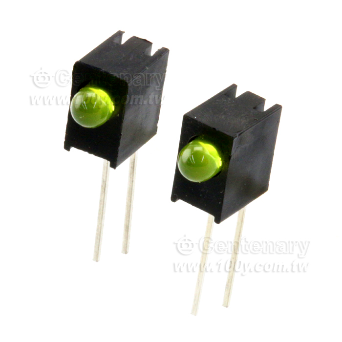 單顆∮3mm LED含座黃色 - 98814 產品圖片