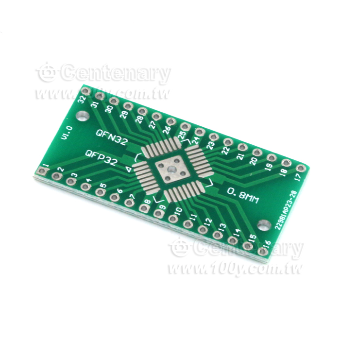兩用轉接板 QFN/QFP32 轉DIP - 98904 產品圖片