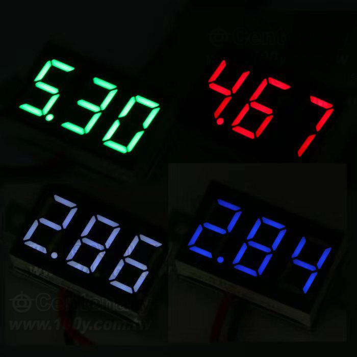 Digital Voltage Meter Reverse Protection Two Wire System - 100491 Product Image