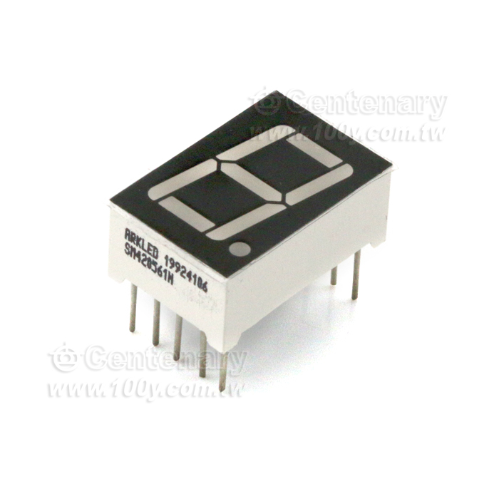 7-Segment LED 共陰 Green - 33368 產品圖片
