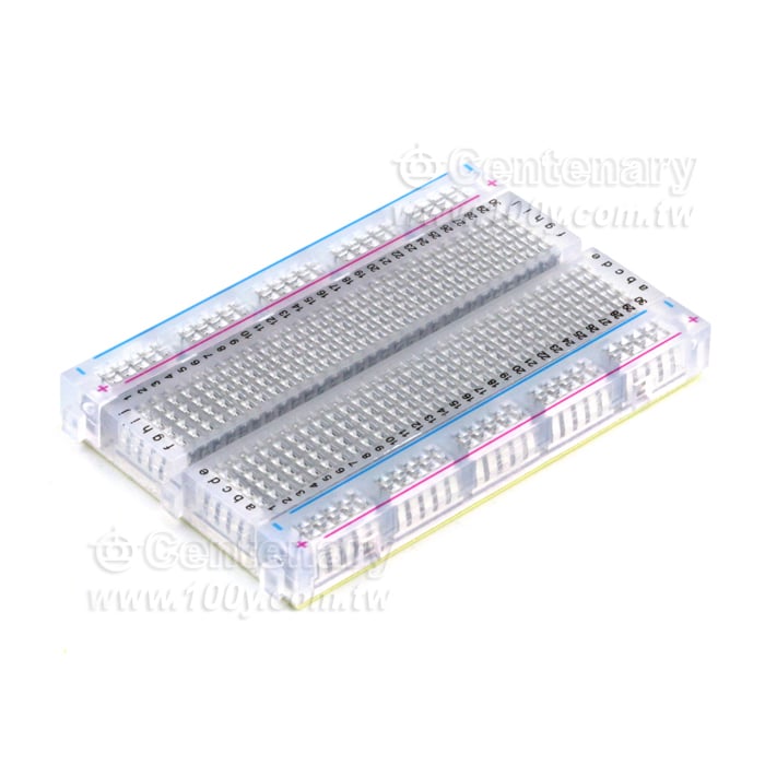 400 holes transparent breadboard - 99345 Product Image