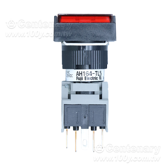 Fuji Electric_帶燈按鈕開關長方基座瞬動型 - 99576 產品圖片