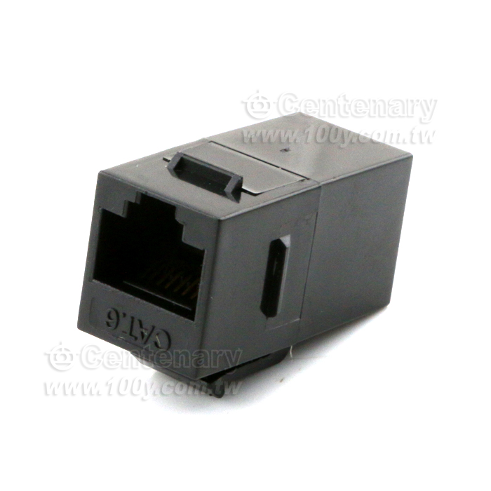 CAT6六類非屏蔽直通模塊轉換接頭 - 100075 產品圖片