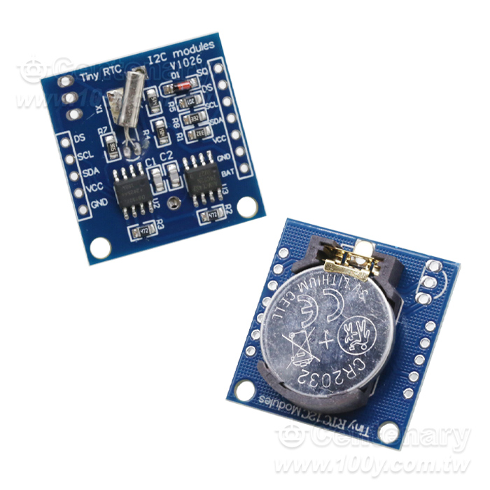2C模組 24C32記憶體 DS1307時鐘 - 100698 產品圖片