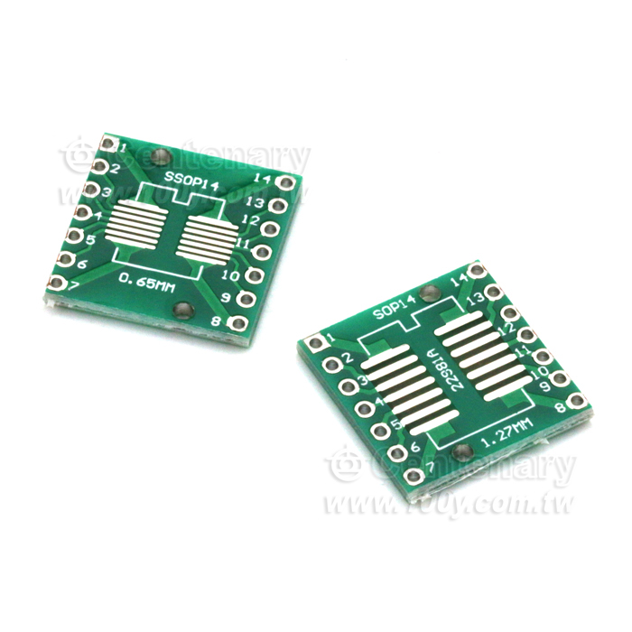 雙面兩用轉接板 TSSOP-14轉SOP-14 - 102322 產品圖片