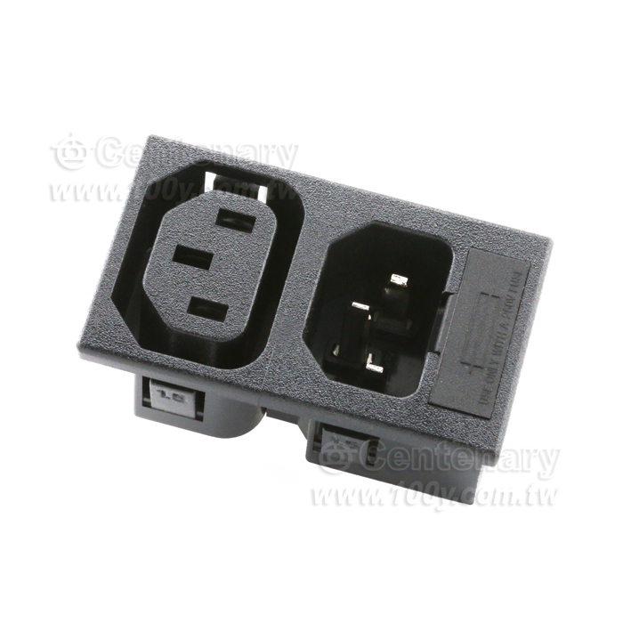 C13+C14  Triple Socket Push - 102329 Product Image