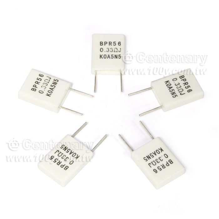 無感立式水泥電阻5W 0.01Ω - 126221 產品圖片